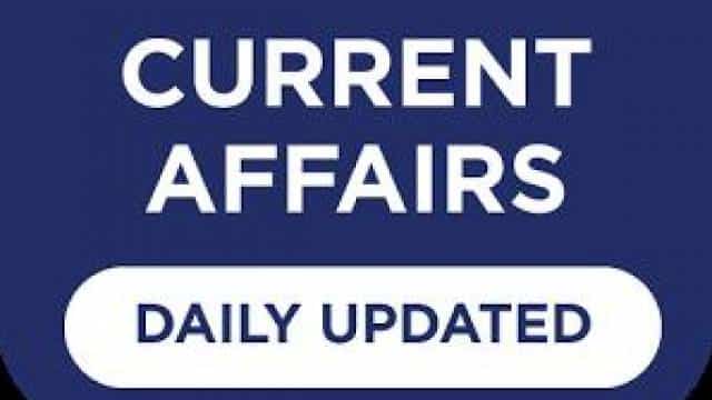 Daily Current affairs